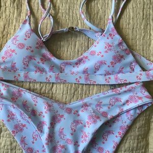 Shein floral bikini